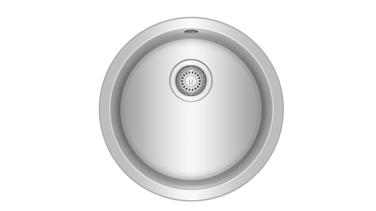 TEKA 2-in-1 installation stainless steel sink with matt finish Starbright 45