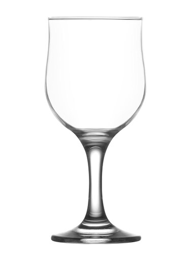 3 Pieces Nevakar Wine Glass Set 320 Ml - Clear