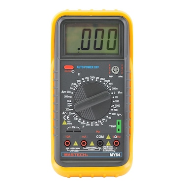 Terminator Multi Meter Digital Auto Function Temp Frequency &amp; Capacitance Resistance Transistor hFE Diode