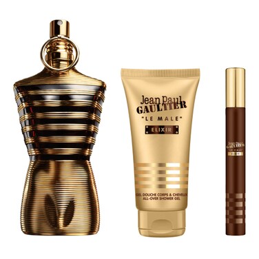 Jean Paul Gaultier Le Male Elixir Set Eau De Parfum 125ml + Eau De Parfum 10ml + S/G 75ml