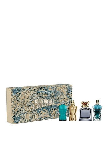 Jean Paul Gaultier 4 x 7ml Men Mini Set (Le Male + Le Male Elixir + Scandal + Le Beau)