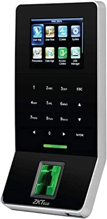 ZKTeco BioPro SA40 Fingerprint Access Control Terminal, BioID Sensor/ SilkID Sensor, Door Sensor, Exit Button, Alarm Control Interface
