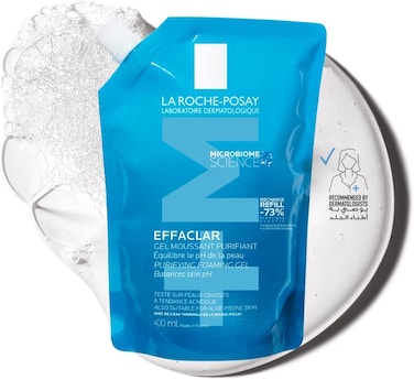 La Roche-Posay Effaclar Purifying Foaming Gel Cleanser Acne Face Wash 400ml
