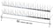 Stainless Steel Bird Spikes for Pigeons and Other Small Birds - No Plastic - Anti Bird Repellent Spikes Control Kit Assembled Spikes 50 Centimetre (Pack of 50)
