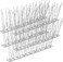 Stainless Steel Bird Spikes for Pigeons and Other Small Birds - No Plastic - Anti Bird Repellent Spikes Control Kit Un-Assembled Spikes 50 Centimetre (Pack of 5)