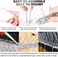 Stainless Steel Bird Spikes for Pigeons and Other Small Birds - No Plastic - Anti Bird Repellent Spikes Control Kit Un-Assembled Spikes 100 Centimetre (Pack of 5)