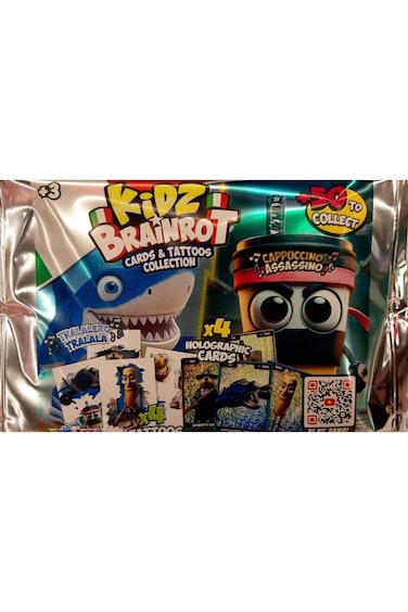 Italian Brainrot Mystery Bag Tattoos Asstd.K02BRO03
