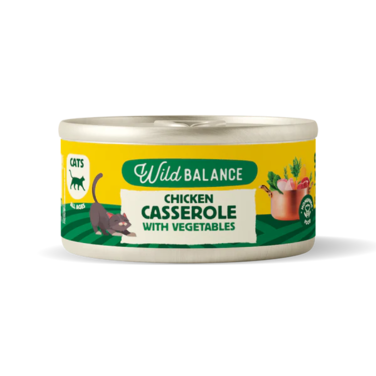 Wild Balance Chicken Casserole with Vegetables Wet Cat Food - 80G
