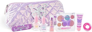 علبة أقلام مارتينيليا شيمر وينجز ومجموعة تجميل