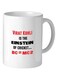 Your Wall Virat Kohli Funny Quote Printed Coffee Mug White/Blue/Red