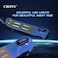 Crony Zl-E7 Kids Electric Scooter With LED Display, Dual Thumb Brake/Throttle, Bluetooth Speaker &amp; Step Lights, 10-14Km/H Speed, 60Kg Max Load, Foldable Lightweight Frame With Vacuum Tires, Blue