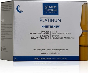 Martiderm Platinum Night Renew Anti-Aging Booster Moisture and Firm 30 AMP 2ml