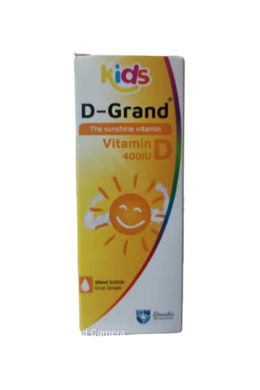 Grandis Kids D-Grand Vitamin D 400Iu 30Ml