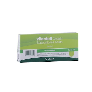 Vilardell Glycerin 3g Adult Suppositories 12's