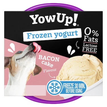 YowUp Frozen Yogurt Bacon Cake Dog Wet Food - 110G
