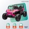 Lovely Baby Powered Riding Jeep for Kids LB 5151, Battery Operated Power Truck with Remote-Control, Light, Music, Best Gift for children 1-4 Yrs - Pink