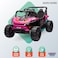 Lovely Baby Powered Riding Jeep for Kids LB 5151, Battery Operated Power Truck with Remote-Control, Light, Music, Best Gift for children 1-4 Yrs - Pink