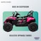 Lovely Baby Powered Riding Jeep for Kids LB 5151, Battery Operated Power Truck with Remote-Control, Light, Music, Best Gift for children 1-4 Yrs - Pink