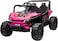 Lovely Baby Powered Riding Jeep for Kids LB 5151, Battery Operated Power Truck with Remote-Control, Light, Music, Best Gift for children 1-4 Yrs - Pink