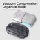 Premium Space-Saving Vacuum Compression Storage Bag - Reusable Airtight Travel Clothes Organizer