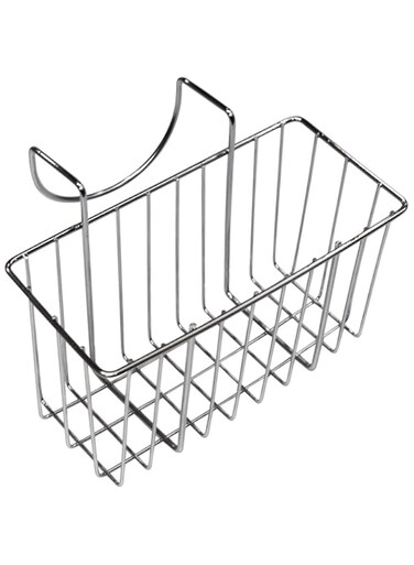 PlumBoss Sponge Holder for Kitchen, Stainless Steel Rust Proof Caddy Dish Draining Sink Basket, LARGE