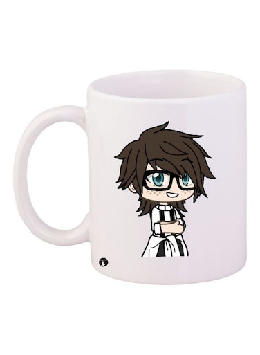 Printed Ceramic Coffee Mug Multicolour