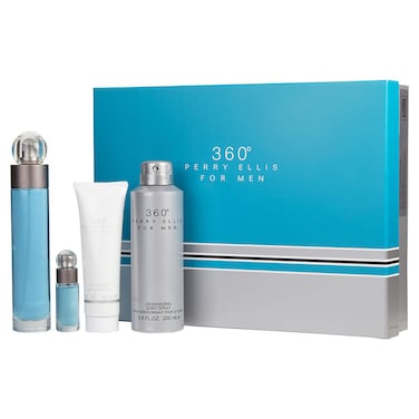 Perry Ellis 360&deg; (M) Set Edt 100ml + Body Spray 170g + Edt 7.5ml + Sg 90ml