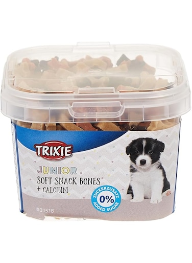 Trixie Junior Soft Snack Bones with Calcium Dog Treats - 140G