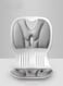 cushion and lumbar support pillow Orthopedic memory foam seat back cushion is used to relieve pain in the lower back and tailbone of sciatica. Adjustable recliner ergonomic washable multi-functional cushion is suitable for automobile offices