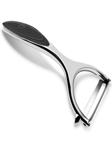 Youerte Vegetable Y Peeler Julienne Swivel Slicer with Potato Eye Remover for Peeling Fruits and Vegetables - Kitchen Gadgets (Flattened)