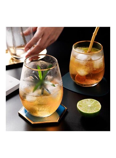 Phnom Penh Egg Glass Water Cup Clear 6.2x13.2cm