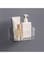 SYOSI Shower Caddy, Small Shower Basket, Bathroom Storage Shel, Shower Basket with Suction Cups,Wall Mounted No Drilling Adhesive Storage for Bathroom and Kitchen, Clear Plastic