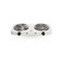 Electric Double Hot Plate Cooktop, Portable 2-Burner Cooking Stove with Temperature Control, White