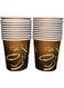 Sanan Disposable Paper Cups for Hot Cold Beverages, 50 Pieces Brown Cups for Coffee Tea Cocoa Juice Mini Disposable Paper Cups for Cafes Offices and Home