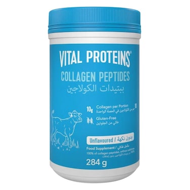 Vital Proteins Bovine Sourced Collagen Peptides Unflavoured Powder For Hair, Skin &amp; Nails 284g