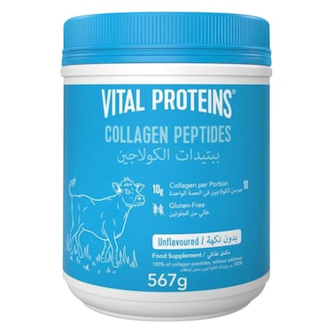 Vital Proteins Bovine Sourced Collagen Peptides Unflavoured Powder For Hair, Skin &amp; Nails 567g