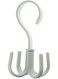 Creative Rotating Four-claw Hook Multifunctional Wardrobe Bag Storage Hook Nail-free Plastic Tie Hanger