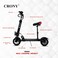 Crony V10 Pro Electric Scooter For Adults Kids, Dual Suspension&amp;Dual Brake, Triple LED Headlamps And LED Base Lights, 45-68 Km/H Speed, 10" Off Road All-Terrain E-Scooter, Black