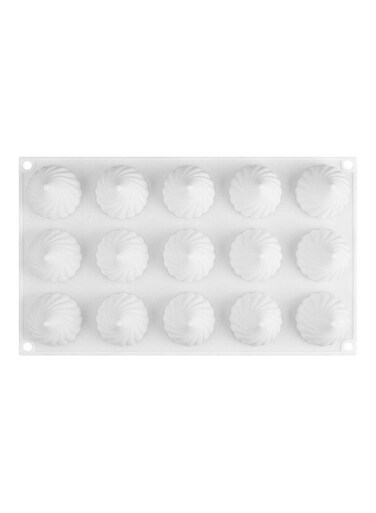 Cavity Silicone Molds DIY Cake Decorating Tools for Baking Ice Cream Chocolate Dessert Mousse white 20*20*20cm