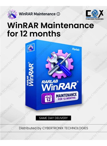 WinRAR Maintenance   12 Months   Digital License