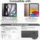TIGO iPad Air 10.9 /Pro 11/ Air 11 (M2) 2024 Folio Case Black
