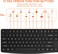 TIGO Universal Keyboard and Mouse Combo Black With Numpad