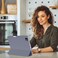 حافظة TIGO ثلاثية الطيات من مادة TPU للـ iPad Pro 12.9 من الجيل السادس / Air 13 (M2) 2024 باللون الأزرق الداكن