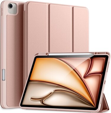 TIGO iPad Pro 13 (M4) 2024 trifold TPU case pink