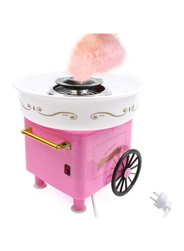 zaizai Mini Cotton Candy Machine,electric Cotton Candy, Maker Candy Floss Machine Cart Kitchen Diy,sugar Yarn Machine To Make Cotton Candy for Children