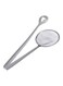 Tong Colander Filter Strainer Silver