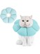 Avont Cat Collar Kitten Puppy Cone Soft Pillow Recovery Alternative after Surgery Pet Cute -S Blue