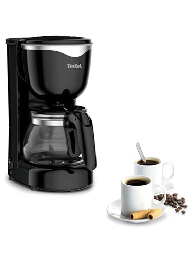 Tefal Perfectta Filter Coffee Maker, Permanent filter, 0.6 L Capacity, Compact Drip Coffee Maker, Easy Coffee-Making, 30-Minute Keep-Warm, Auto-Off, CM340827