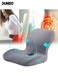 Seat Cushion Lumbar Support Pillow&iuml;&frac14;&OElig;Memory Foam Seat Cushions&iuml;&frac14;&OElig;All-in-one Breathable Booster Seat Cushion&iuml;&frac14;&OElig;Soft and Comfortable&iuml;&frac14;&OElig;for Office Chair, Gaming Chair, Wheelchair and Car Seat&iuml;&frac14;&OElig;Grey