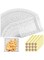 200 Pcs 10 X 10 cm Clear Cookie Cake Biscuit Polka Dot Opp Bags, Small Cellophane Plastic Sweet Bags, Self Seal Cookie Packaging Wrapper Bags, Clear Self Adhesive Bags, Diy for Food Biscuit Candy Bags
